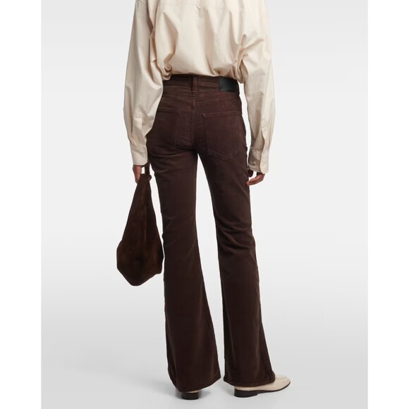 Citizens of Humanity Isola Corduroy Flared Bootcut Jeans Dark Brown Size 31 - Picture 2 of 11